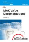 Image for Occupational toxicants  : critical data evaluation of MAK values and classification of carcinogensVol. 21 : Pt. 1, v. 21 : MAK Value Documentations