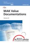 Image for MAK value documentations : MAK Value Documentations (Dfg)
