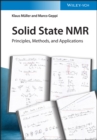 Image for Solid state NMR  : principles, methods, and applications