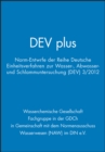 Image for DEV plus : Norm-Entwurfe der Reihe Deutsche Einheitsverfahren zur Wasser-, Abwasser- und Schlammuntersuchung (DEV) 3/2012