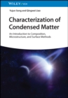 Image for Characterization of Condensed Matter