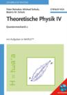 Image for Theoretische Physik IV : Quantenmechanik II