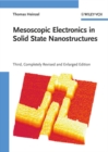 Image for Mesoscopic electronics in solid state nanostructures