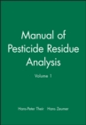 Image for Manual of Pesticide Residue Analysis