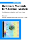 Image for Reference materials for chemical analysis: certification, availability, and proper usage