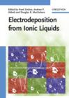 Image for Electrodeposition from Ionic Liquids