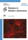 Image for Reviews in modern astronomy.: (Cosmic matter)