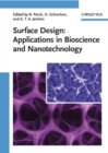 Image for Surface design: applications in bioscience and nanotechnology