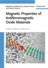 Image for Magnetic properties of antiferromagnetic oxide materials: surfaces, interfaces, and thin films