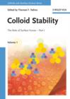 Image for Colloid Stability : The Role of Surface Forces - Part I