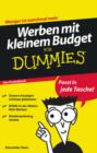 Image for Werben mit kleinem Budget fur Dummies Das Pocketbuch