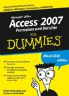 Image for Access 2007 Formulare und Berichte fur Dummies