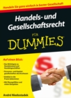 Image for Handels- und Gesellschaftsrecht fur Dummies