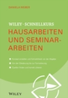 Image for Wiley-Schnellkurs Hausarbeiten und Seminararbeiten