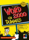Image for Word 2000 Fur Dummies
