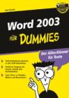 Image for Word 2003 Fur Dummies