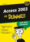 Image for Access 2003 Fur Dummies