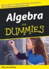 Image for Algebra Fur Dummies