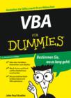 Image for VBA Fur Dummies