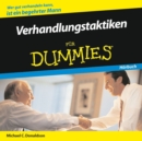 Image for Verhandlungstaktiken fur Dummies Horbuch