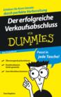 Image for Der Erfolgreiche Verkaufsabschluss Fur Dummies Das Pocketbuch