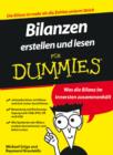 Image for Bilanzen Erstellen Und Lesen Fur Dummies
