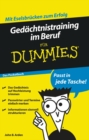 Image for Gedachtnistraining im Beruf fur Dummies Das Pocketbuch