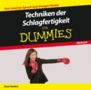 Image for Techniken der Schlagfertigkeit fur Dummies Das Horbuch