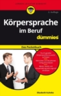 Image for Korpersprache im Beruf fur Dummies Das Pocketbuch
