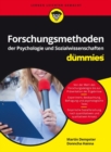 Image for Forschungsmethoden der Psychologie und Sozialwissenschaften fur Dummies