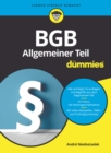 Image for BGB Allgemeiner Teil fur Dummies
