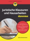 Image for Juristische Klausuren und Hausarbeiten fur Dummies