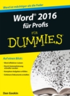 Image for Word 2016 fur Profis fur Dummies