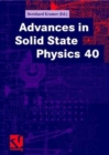 Image for Advances in Solid State Physics 40