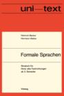 Image for Formale Sprachen