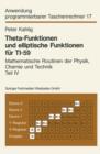 Image for Theta-Funktionen und elliptische Funktionen fur TI-59