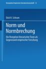 Image for Norm und Normbrechung