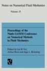 Image for Proceedings of the Ninth GAMM-Conference on Numerical Methods in Fluid Mechanics