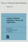 Image for Adaptive Methods — Algorithms, Theory and Applications