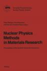 Image for Nuclear Physics Methods in Materials Research