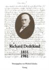 Image for Richard Dedekind 1831–1981 : Eine Wurdigung zu seinem 150. Geburtstag