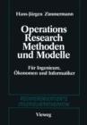 Image for Methoden und Modelle des Operations Research