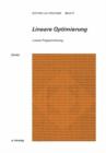 Image for Lineare Optimierung