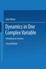 Image for Dynamics in One Complex Variable