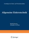 Image for Allgemeine Elektrotechnik : Grundlagen der Gleich- und Wechselstromlehre