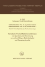 Image for Periodische Wechsel-Reduktionselektrolyse von Spurstein unter Gewinnung von umformfahigem Elektrolytkupfer und Elementarschwefel
