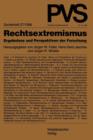 Image for Rechtsextremismus : Ergebnisse und Perspektiven der Forschung