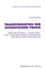 Image for Transformation der ostdeutschen Presse