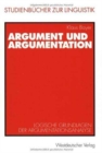 Image for Argument und Argumentation