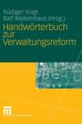 Image for Handworterbuch zur Verwaltungsreform